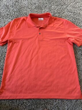 Grand Slam Men's Coral Polo Short Sleeve